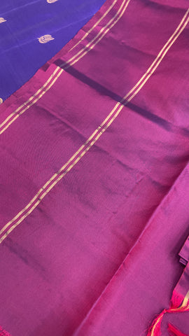 Half Mix Kanjeevaram Soft Silk Saree