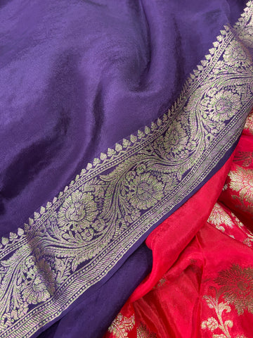Premium Crepe Satin Silk Saree