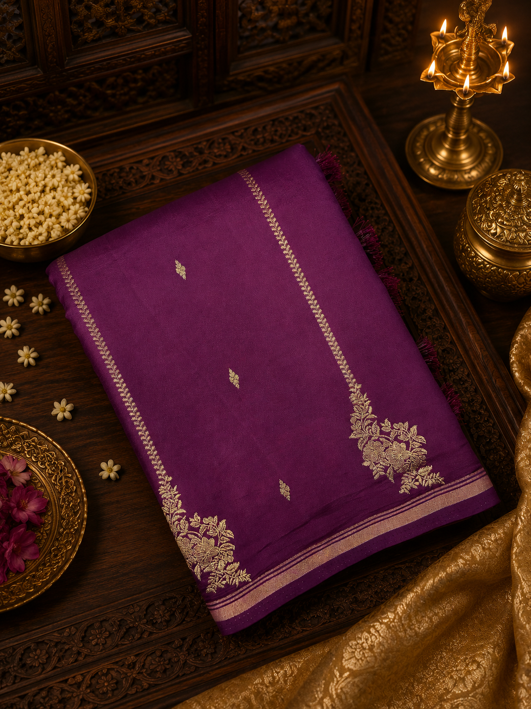 Premium Gajji Silk Saree