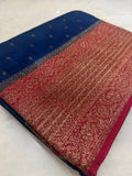 Premium crepe Tussar saree