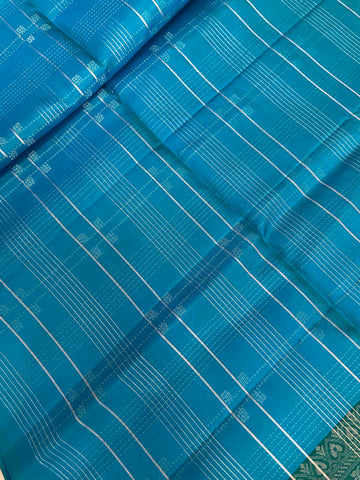 Pure Handloom Kanjeevaram Soft Silk Mark Certified Saree