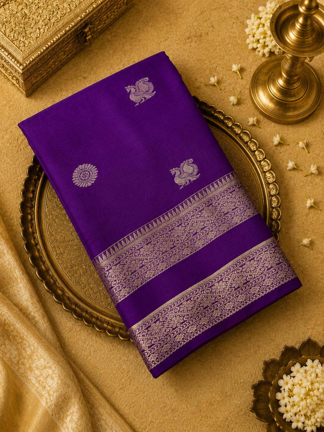 Premium Semi Kanchipuram Silk Saree