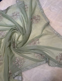Premium designer organza saree- 902608
