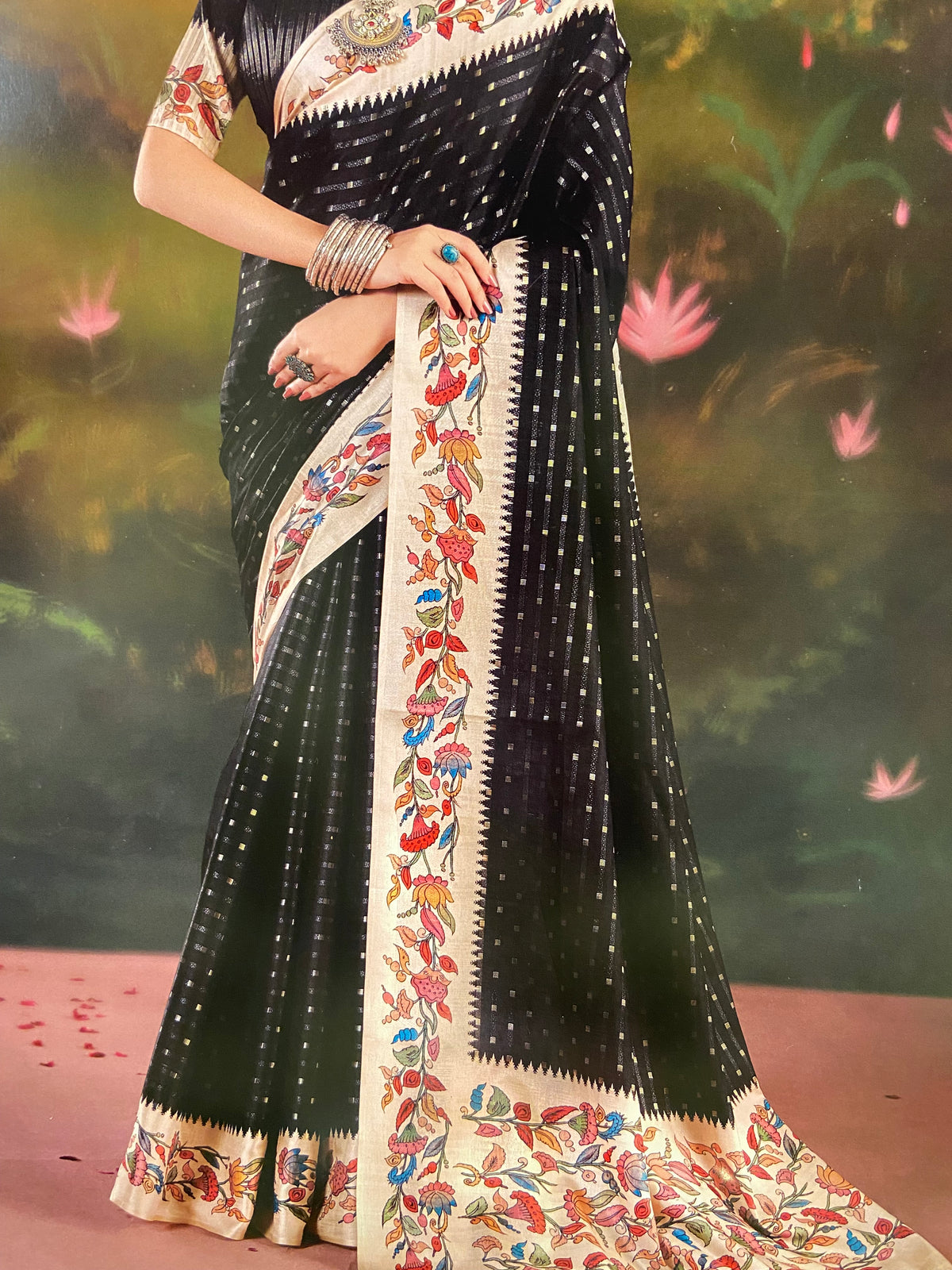 Premium Dola Silk Saree🖤