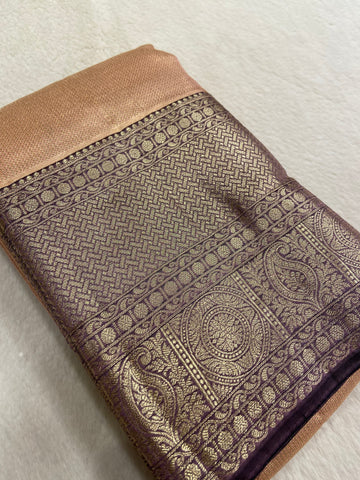 New Concept Jute Finish Premium Semi Kanchipuram Silk