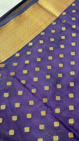 Crepe Viscose Silk Saree