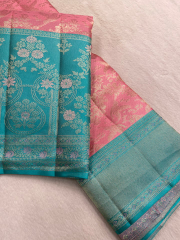 Pure Zari Handloom Kanjeevaram Silk Mark Certified Saree