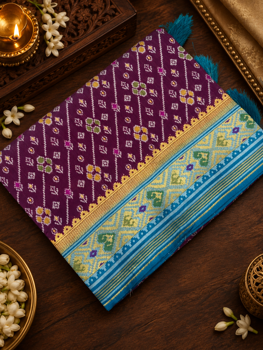 Premium Pochampally Silk Saree -902123