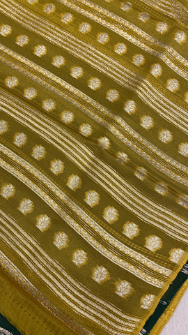 Pure Chinnon Saree💫