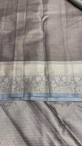 Bridal tissue semi silk saree