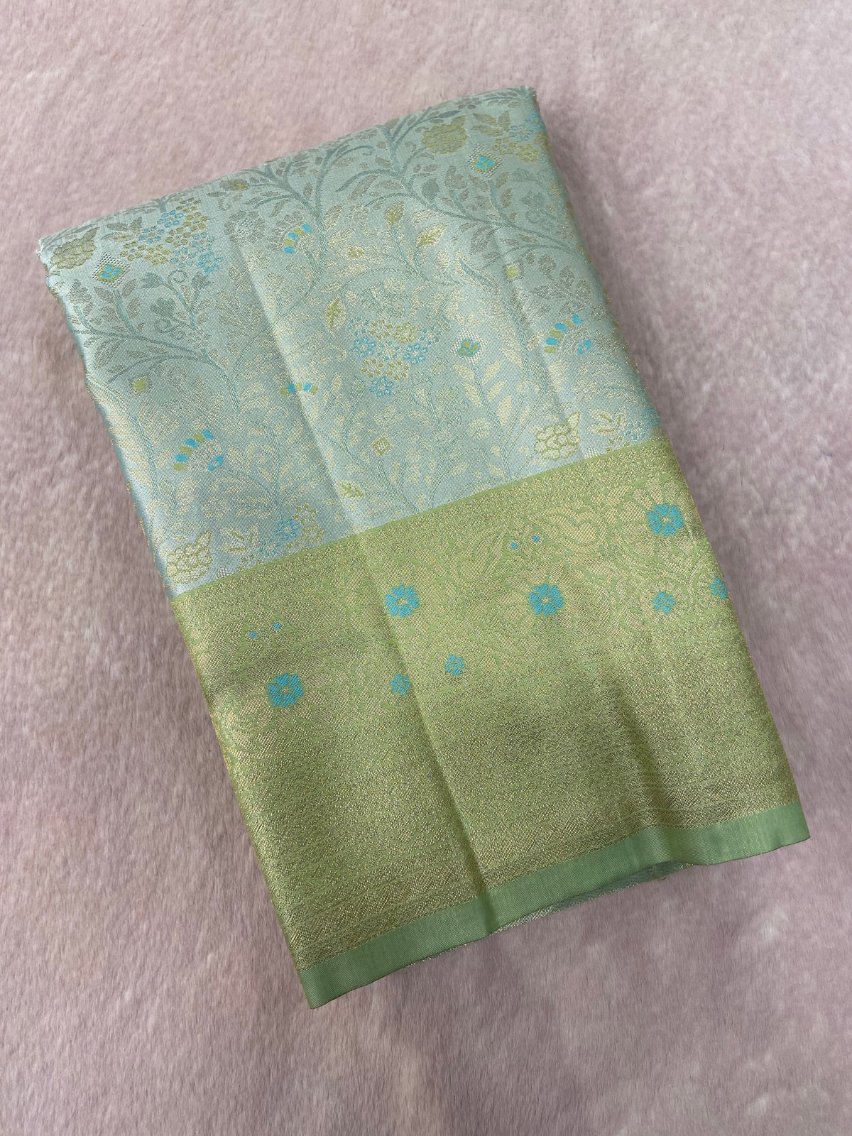 Bridal Semi Tissue Silk Saree