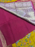 Premium Banarasi Crepe Kalamkari Saree