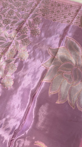 Pure Chinnon Saree💓