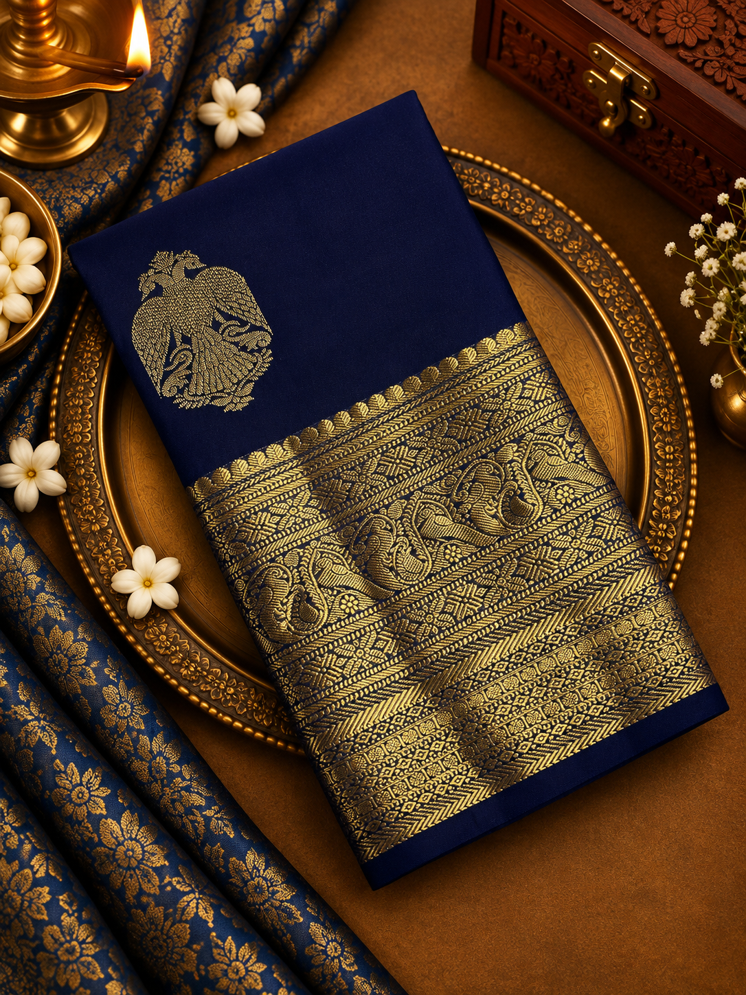 Premium Semi Kanjeevaram Silk Saree - 902182