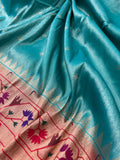 Premium Quality Semi Paithani Silk Saree - 902757