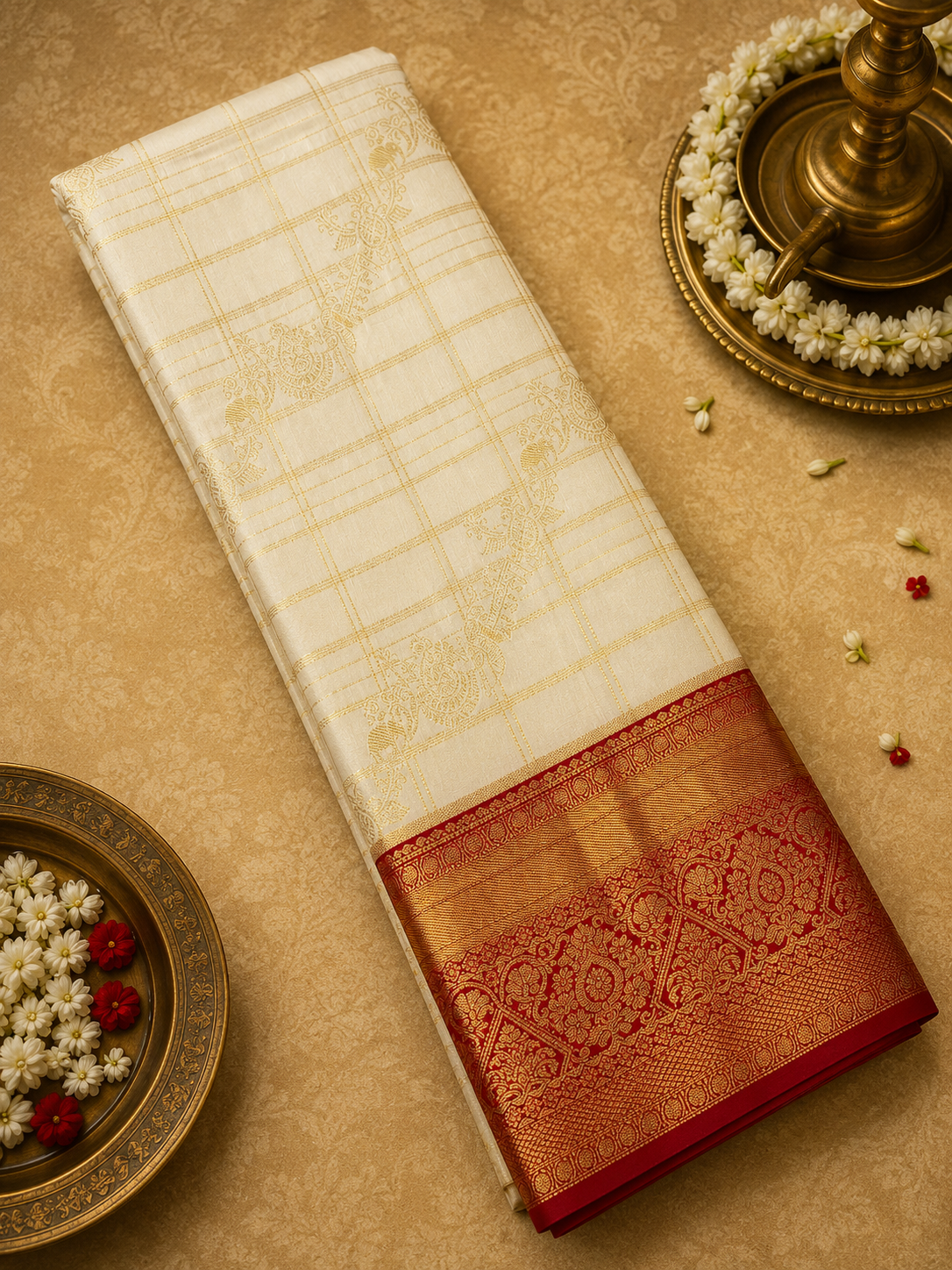 Premium Semi Kanchipuram Silk Saree