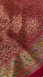 Premium Pashmina Silk Saree With Paithani Border- 902076