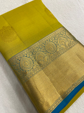 Half mix Kanjeevaram silk saree
