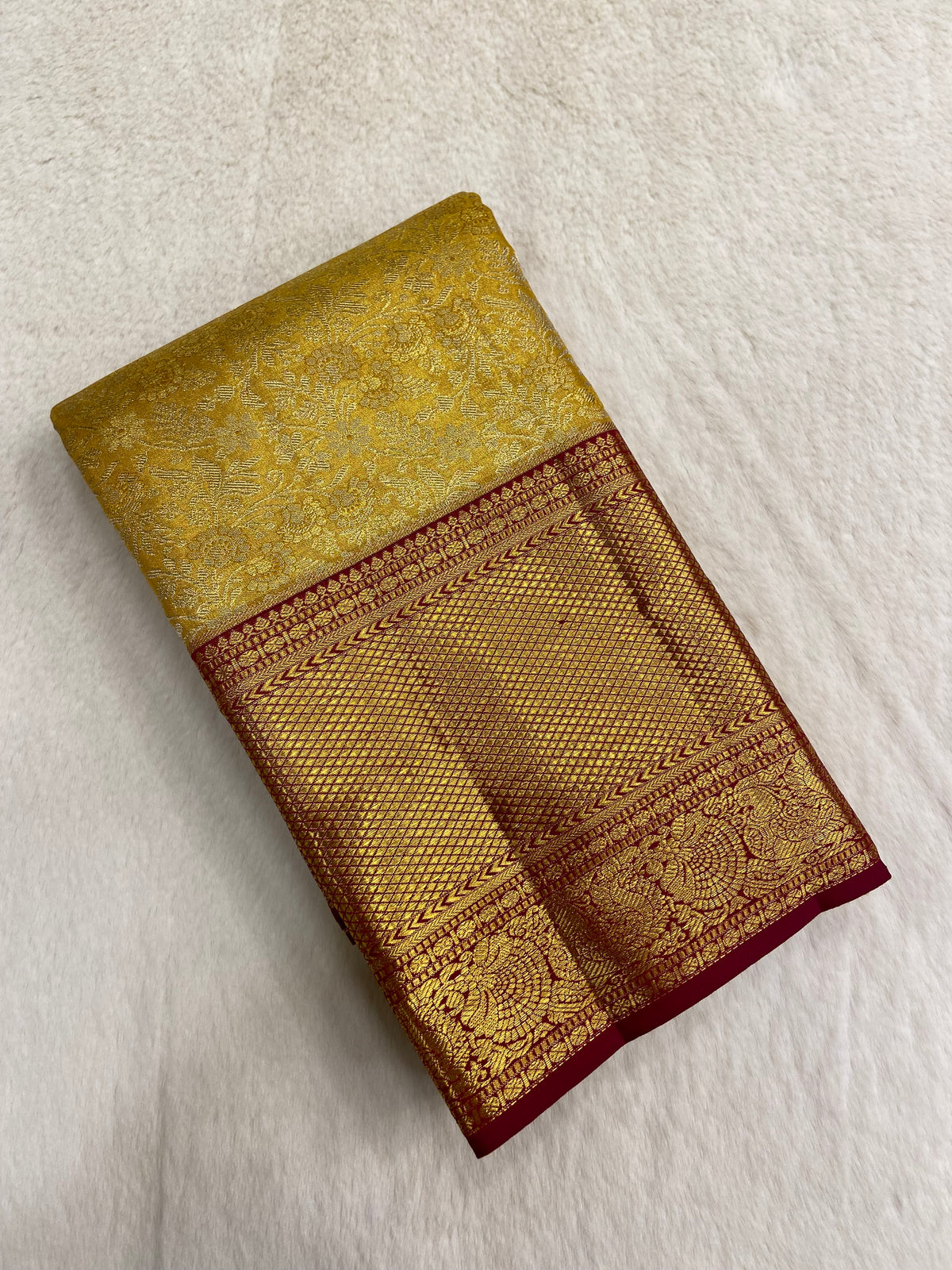 Pure Kanjeevaram Silk certified Saree