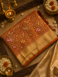 Premium Banarasi Crepe Satin Silk Saree
