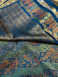 Premium Banarasi Crepe Kalamkari Saree
