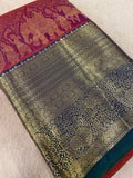 Premium Bridal Semi Kanchipuram Silk Saree - 902915