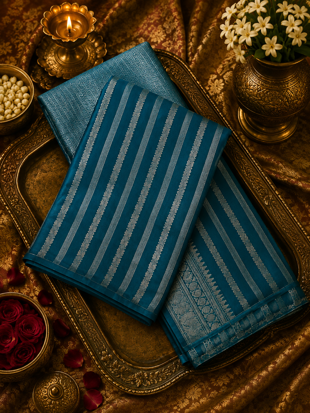 Pure Kanjeevaram Silk Saree- Silk mark certified