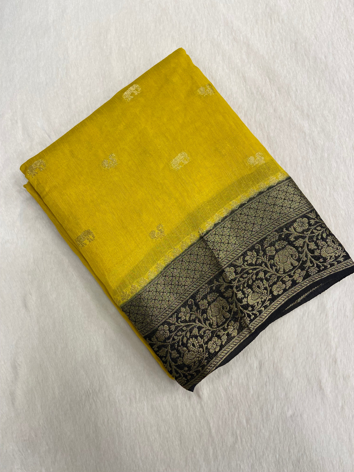 Premium semi Kolkata crepe silk saree