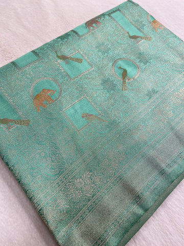 Premium Banarasi Crepe Silk Saree💫