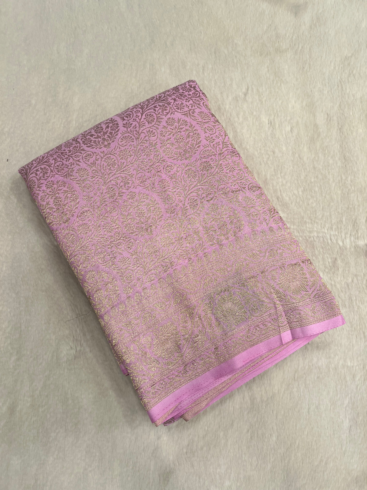 Premium Soft Georgette Saree (pink)✨