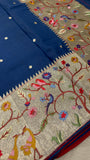 Pure Tissue Organza With Paithani Border -901992