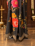 Premium Russian Silk Saree with Scalloped border - 901242