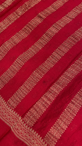 Premium wrinkle Georgette (Pink)