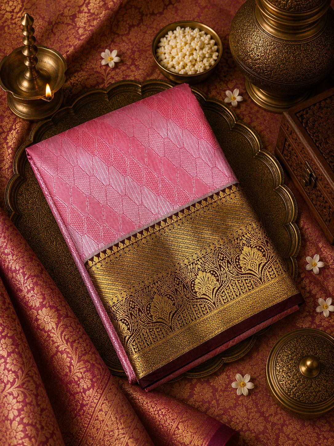 Premium Semi Kanchipuram Silk Saree