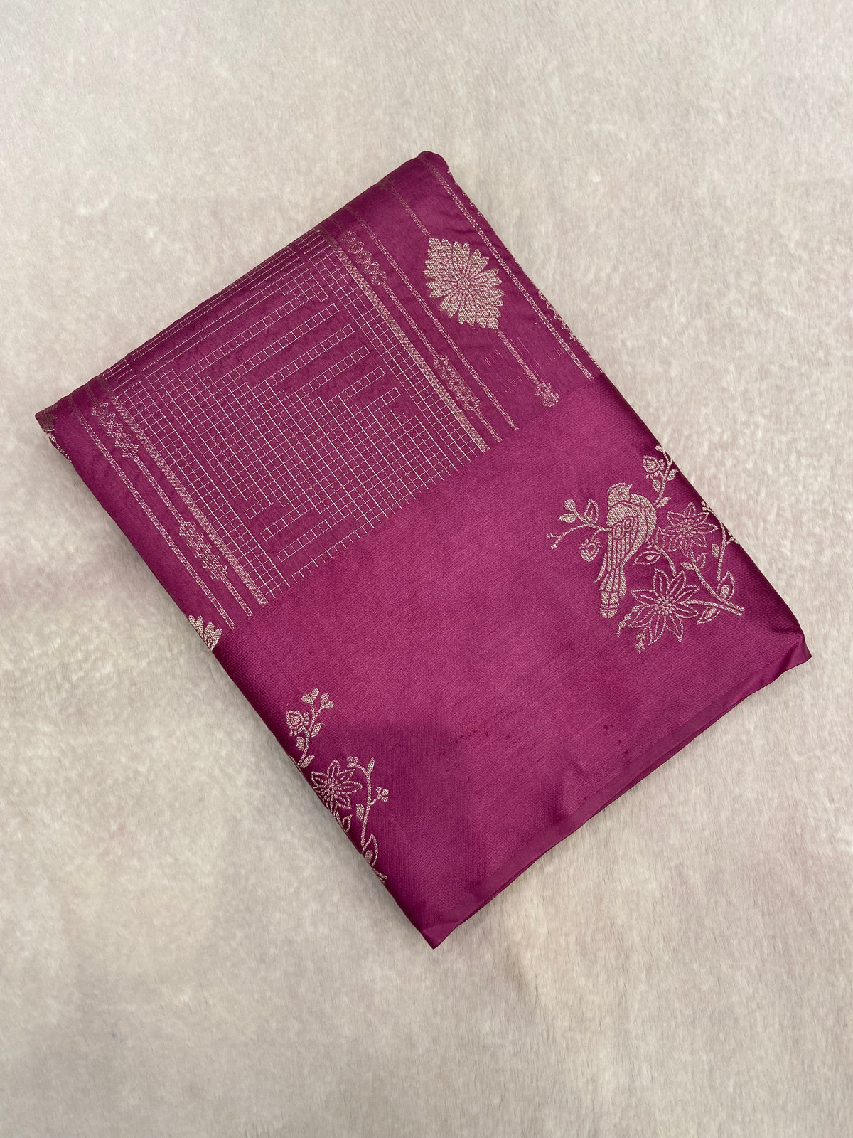 Premium crepe satin silk saree