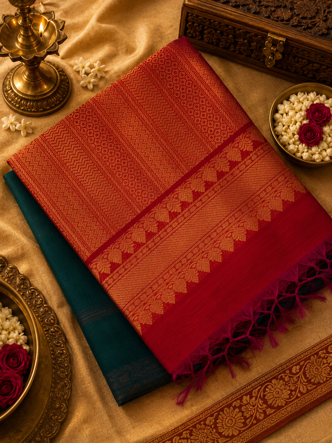 Pure Sico Cotton Saree