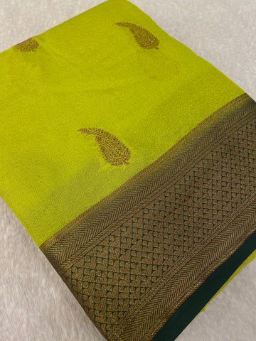 Crepe Viscose Silk Saree
