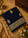 Premium Crepe Georgette Saree 💙✨