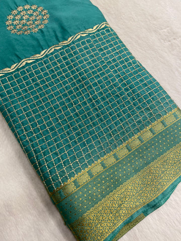 Premium wrinkle crepe silk saree✨