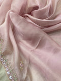 Designer cocktail organza saree
