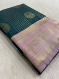 Premium Semi Kanchipuram Silk Saree💚✨
