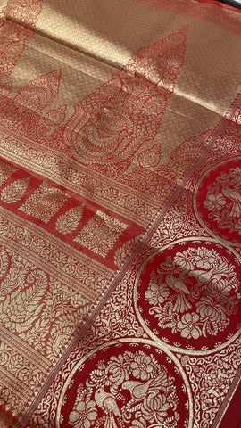 Bridal Semi Tissue Silk Saree