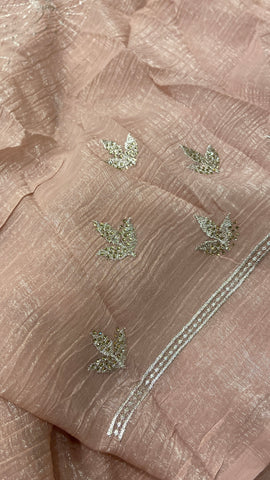 Premium Crush Organza Saree