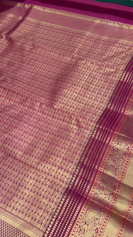 Pure Kanjeevaram silk mark certified saree