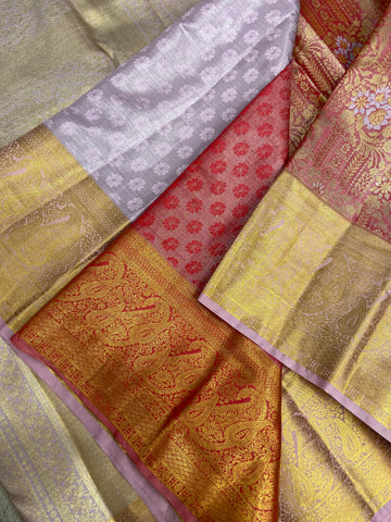 Bridal Tissue Semi Silk Saree