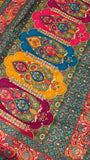Premium Banarasi Crepe Satin Kalamkari Saree