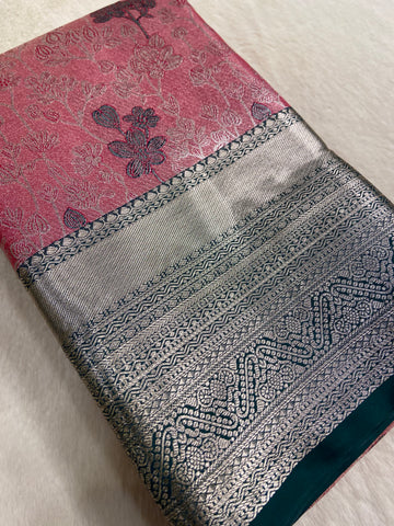 Bridal Tissue Semi Silk Saree