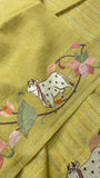 Pure Tassar Saree With Embroidery - 901997