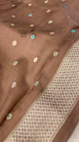 Premium Banarasi Crepe Silk Saree 🦢