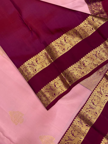 Pure Kanjeevaram silk mark certified saree
